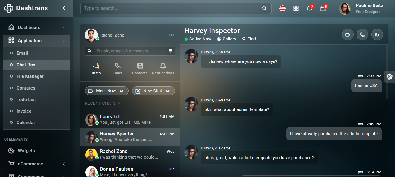 DashTrans | The Ultimate Admin Panel Template in Cheap